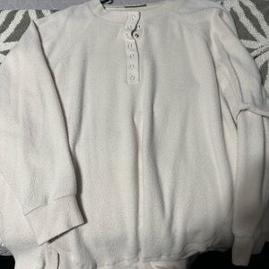 Zenana Outfitters Cream Button-Up Top